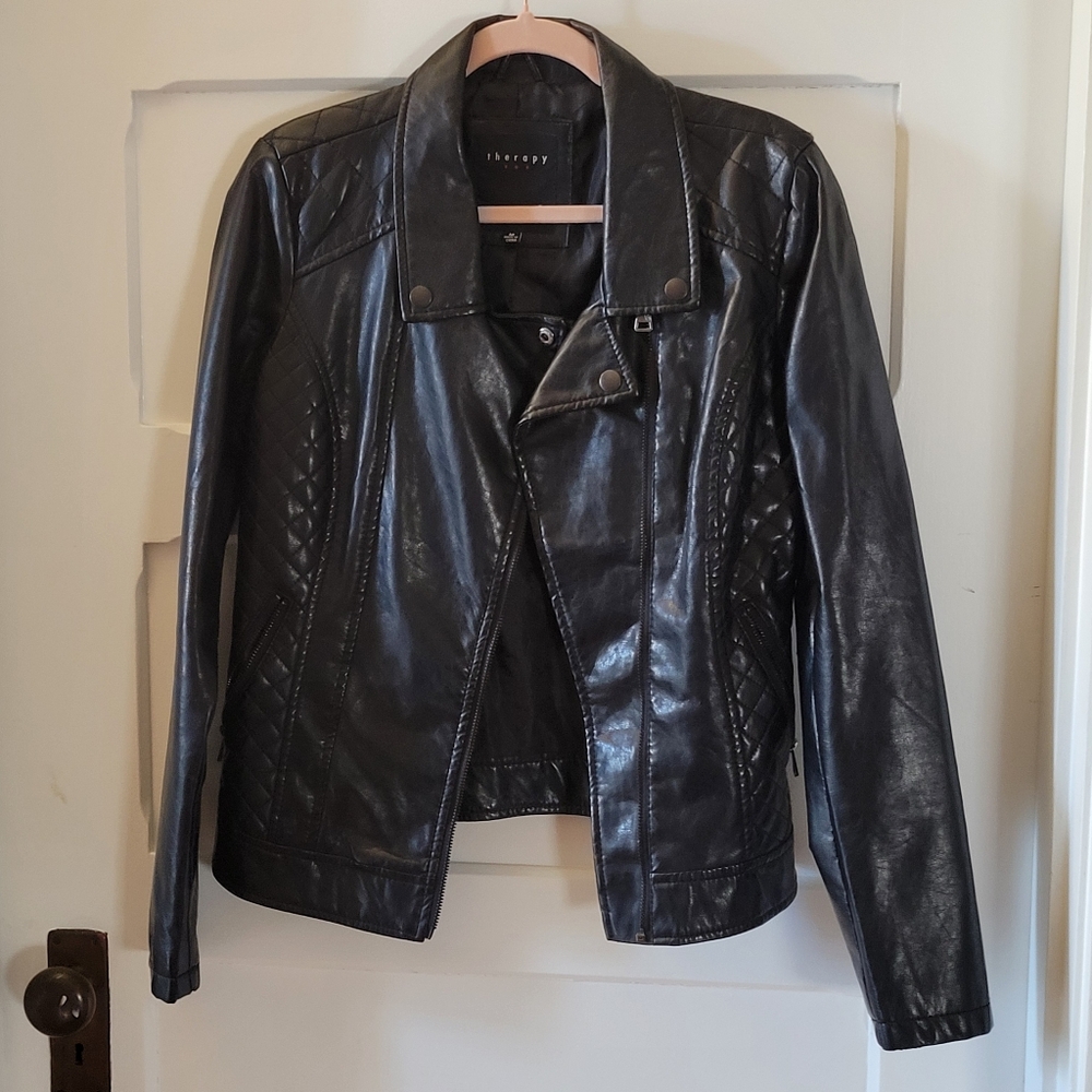 Medium Black Leather Jacket